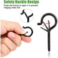 thumbnail image 3 of 20 ganchos Q-Hanger para luces de cadena al aire libre, ganchos de tornillo para colgar luces de pared, con hebilla de seguridad para año nuevo, fiesta, hogar, garaje TUNC Sencillez, 3 of 5