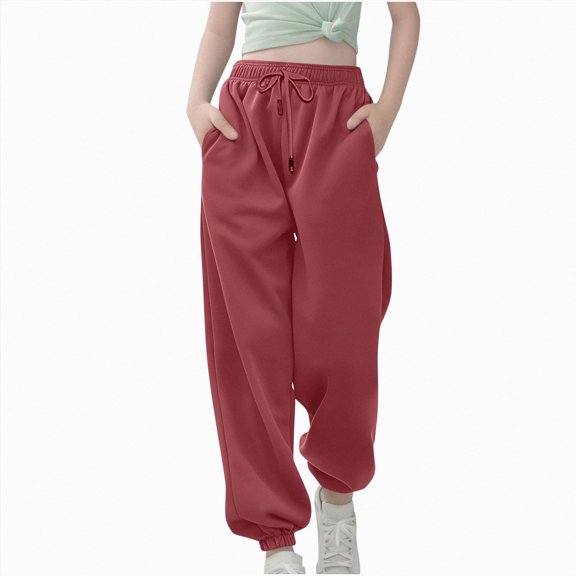 Girls Vintage Multiple Pockets Cargo Pants Wide-Leg Casual Straight Streetwear,Vintage 6-12 Months 12-24 Months 2T 3T 4T 5T 6T 7T 8T 9T Children Red 3-4 Years
