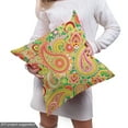 thumbnail image 4 of Ambesonne Paisley Fabric by the Yard Upholstery, Colorful Vintage, 3 Yards, Multicolor, 4 of 4