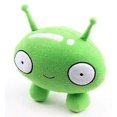 thumbnail image 2 of 25cm Final space green moon cake moon cake Plush Doll Toy pillow, 2 of 3