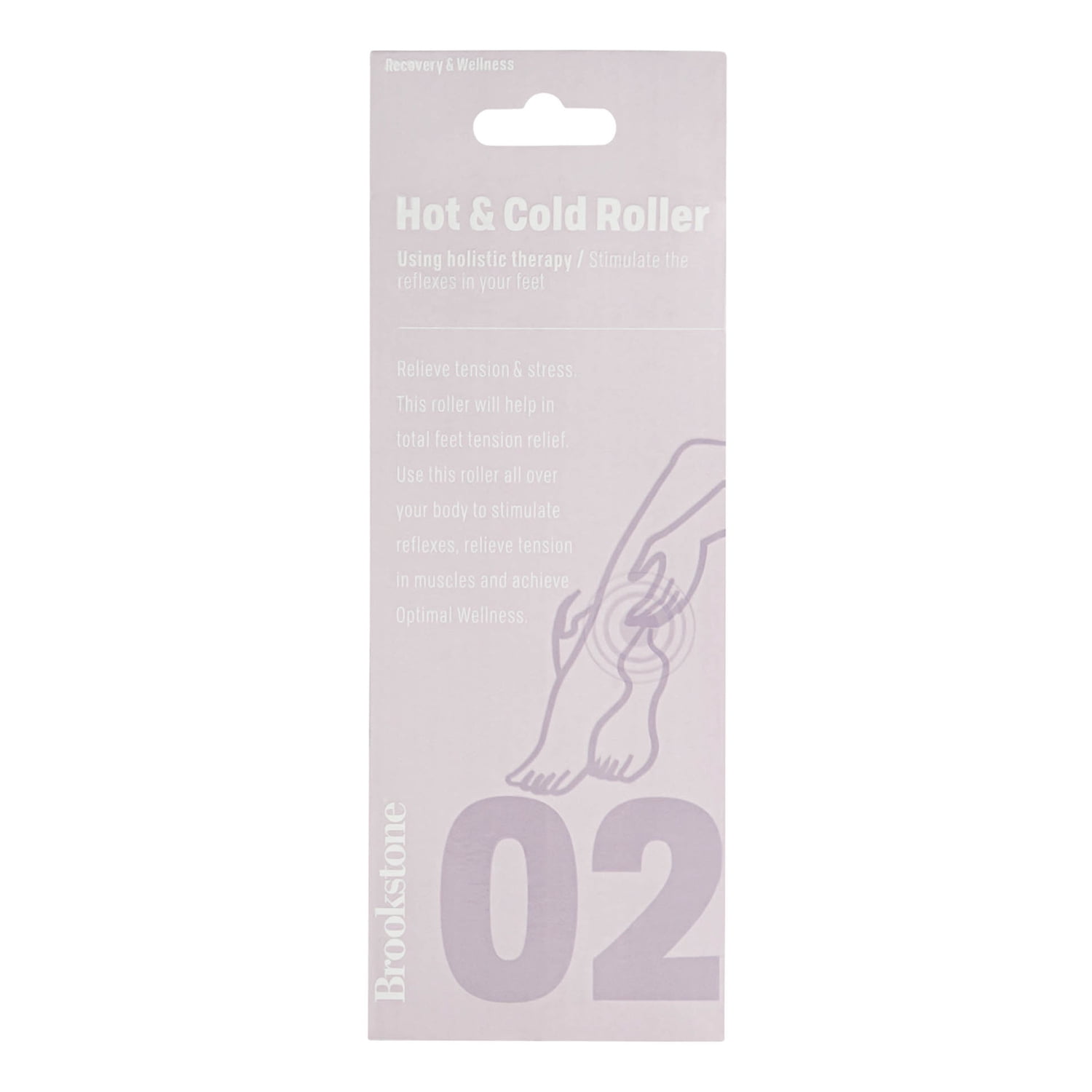 Brookstone Hot and Cold Foot Roller Massager, Black, WL1201-PKA