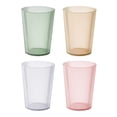 thumbnail image 3 of High-grade Acrylic Plastic Drinking Mug, 380ml, Transparent Cup, Simple and Atmospheric Design, Suitable for Water, Green Red, 3 of 4