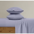 thumbnail image 5 of Brooklyn Loom Classic Cotton 200 Thread Count Solid Percale 100% Cotton Deep Pocket Lavender 4-Piece King, All Season, Adult Size, OEKO-TEX Certified, 5 of 10