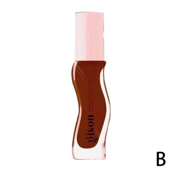 Brown lip oil fruit honey essence moisturizing and fading lip lines lip gloss transparent pearlescent lip oil