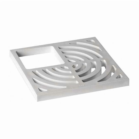 Oatey Floor Floor Sink Three-Quarter Top Grate, 3/4" Pipe Dia., PVC 42752