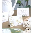 thumbnail image 5 of 100 PK Luxurious Gold Thank You Cards with Envelopes Bulk Sage Green - 5x3.5 Inches Wedding Thank You Notes Baby Shower Greenery Bridal Shower Small Business, 5 of 7