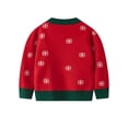 thumbnail image 2 of SILVERCELL 2-7T Kids Boys Girls Christmas Sweaters Long Sleeve Ugly Sweater Knitted Tops, 2 of 6