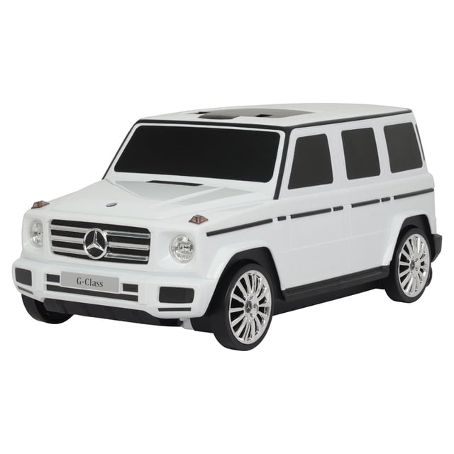 Best Ride On Cars Ride On Mercedes G Class Élégant Grand Véhicule Suitcase White