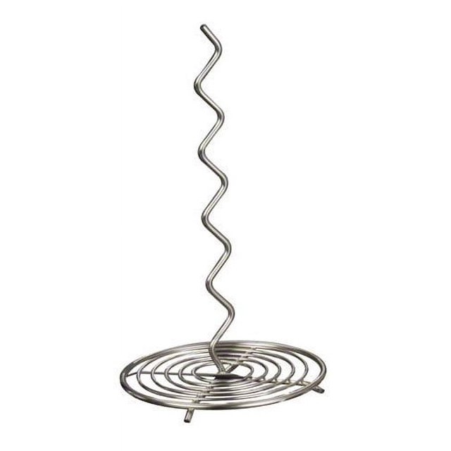 American Metalcraft Orhc1 5-1/4 X 9 Husillo Redondo De Acero Inoxidable Para Anillos De Cebolla, Color Plateado