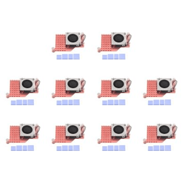 Para Raspberry Pi 5 Active Cooler Ventilador Oficial Disipador Calor Radiador