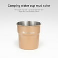 thumbnail image 4 of Uutvmp Camping Coffee Mug, Stainless Steel Cup, Drinking Glasses Ultralight Stackable Water Cup Travel Cup for Picnic Camping Campfire Travel Cooking, 4 of 7