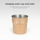 thumbnail image 4 of Xihbxyly Ofertas para Mujeres Taza de Acero Inoxidable 300 Ml para Acampar Al Aire Libre, Taza de Café, Taza de Bebida Fría, Jarra de Cerveza, Taza de Acero Inoxidable 304 Sólida de Grado Alimenticio, 4 of 7