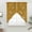 Yellow, variant on Japanese Style Swag Valances for Windows, Kitchen Curtains 36 Inch Length 2 Panels Set, Vintage Cranes Ocean Wave Black Grey Short Curtains for Small Windows Rod Pocket Cafe Curtains Drapes 28"x36"