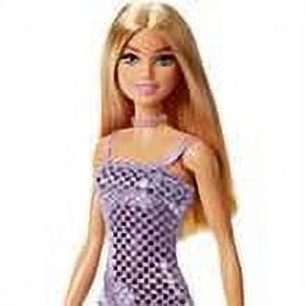 Barbie Glitter Glitz Doll Lavender Dress Blonde Hair