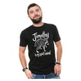 thumbnail image 4 of Timothy viral Raccoon Animal T-Shirt: Men's Graphic Tee (Large Navy Blue), 4 of 6