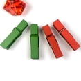 thumbnail image 6 of Joernso 50Pcs/Set Colorful Strip Shape Wood Hanging Photo Clip Peg Home Party DIY Decor, 6 of 8
