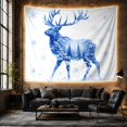 thumbnail image 6 of Profile Facing Utilizing With Double Exposure Left Interior, Mystical Fantasy for Space Lovers, Galaxy Room Decor, Christmas Gift, Tapestry Wall Hanging for Bedroom and Dorm, 6 of 7