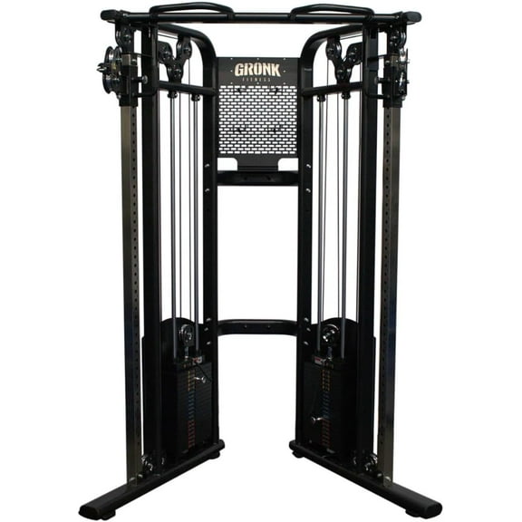 Gronk Fitness Functional Trainer with Dual 210lbs Weight Stacks for Cable Workout |Multifunctional Cable Machine for Home & Commercial Gym