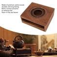 thumbnail image 4 of Candle Tea Warmer, Walnut Multifunctional Teapot Warmer Japanese Style  For Teahouse, 4 of 8