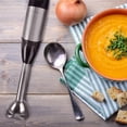 thumbnail image 4 of 6-Speed Immersion Blender - 4-in-1 Hand Mixer with Whisk, Food Processor Cup, and 32oz Beaker for Soup, Smoothies, and  by  (Black), 4 of 6