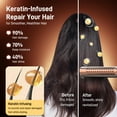 thumbnail image 3 of Rizador de cabello MESCOMB de doble voltaje con flujo de aire de 360°, 3,8 cm, de titanio, 2 en 1, para mujeres, para rizos duraderos, 4 temperaturas, apto para viajes a Europa, 110 V-240 V, 3 of 5