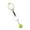 Green, variant on weibbin Mini Tennis Racket Keychain Simulated Mini Tennis Racket Keychain Sports Equipment Gift