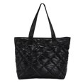 thumbnail image 1 of Bolso de mano hinchado para mujer bolso informal con hombros descubiertos bolso ligero para viajes de invierno, 1 of 9