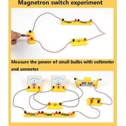 Gamvdout Basic Electrical Experiment Equipment Physical Electricity Electromagnetism Electrothermal Kit Classroom Teaching Aids Physics and Electromagnetics Experiment B