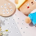 thumbnail image 4 of 200Pcs 14mm Eyes Cabochons Eyes Tiles Flat Round Eyes Black White Safety Eyes Flatback Amigurumi Eyes for Puppet Teddy Bear Crochet White, 4 of 9
