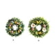 thumbnail image 3 of 30cm Corona de Pascua para puerta delantera decorada con huevos artificiales, coronas de flores, pared, ventana, granja, decoraciones interiores y exteriores, 3 of 5
