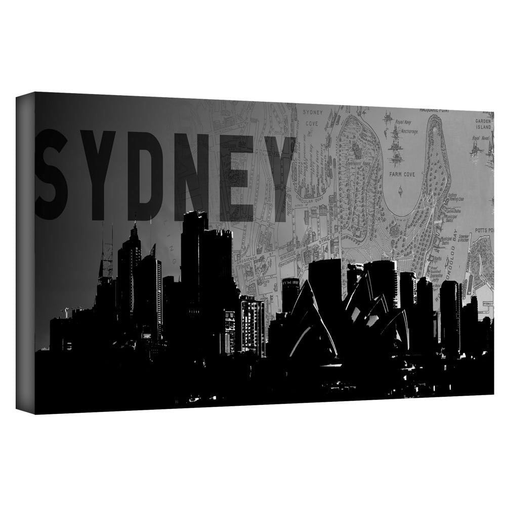 ArtWall Art Sandcraft "Sydney" Gallery-Wrapped Canvas