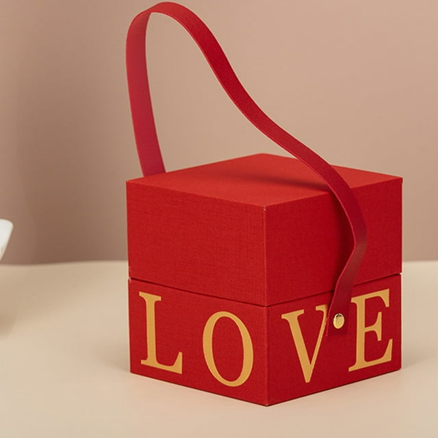 Hbdhejl Gift Boxes With Lids Chocolate Gift Box Gift Boxes For Presents Small Gift Boxes Valentine'S Day Gift Box For Girlfriend Love Box Flowers Gift Box