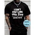 thumbnail image 1 of A must-have for dog lovers: Graphic Tee - 100% cotton, short sleeves, black crew neck, paw print detail, casual breathable fabric, machine washable - perfect for casual outfits, 1 of 6