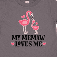 thumbnail image 4 of Inktastic Memaw Loves Me Girl Flamingo Girls Toddler T-Shirt, 4 of 5