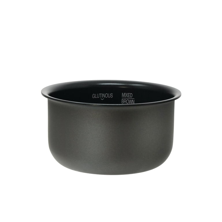 CUCKOO Replacement Inner Pot for Rice Cooker Model CR-0351FR/G, Black, 3  Cups (Uncooked)