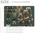 thumbnail image 2 of Cute Variety of Dog Faces Entryway Rug, 2x3 Area Rug Indoor Door Mat Non-slip Washable Floor Carpet Rug for Bedroom Office Dining Room Bathroom, 2 of 7