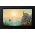 thumbnail image 2 of Goryachev, Alexander 24x16 Black Modern Framed Museum Art Print Titled - Swallows Nest.Silence, 2 of 5