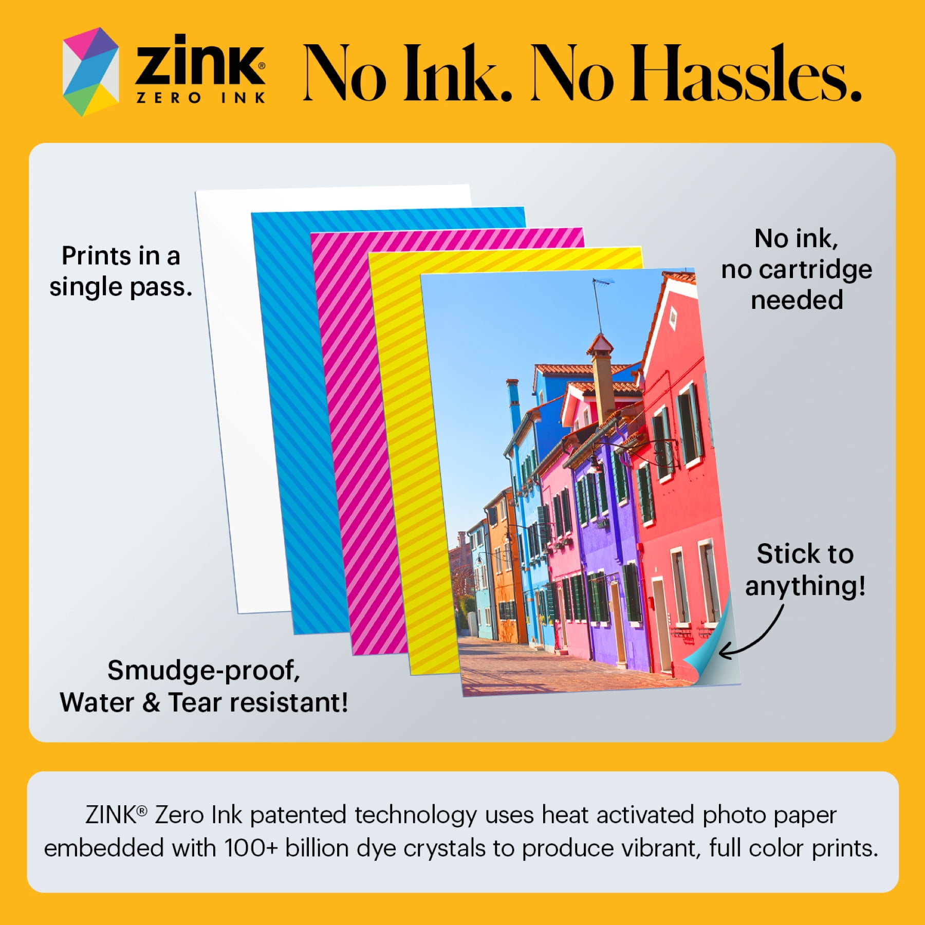 Kodak Step Mobile Instant Photo Printer 2x3" (Blue), Compatible with iOS, Android & Bluetooth