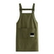 thumbnail image 2 of pstuiky Delantal ajustable con bolsillos para cocina hogar impermeable y a prueba de aceite para catering ropa de trabajo unisex para barbacoa., 2 of 6