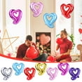 thumbnail image 6 of Matoen 4 Pcs Valentine's Day Foil Heart Shaped Balloons 18 Inch, Pink Heart Balloon for Wedding Birthday Valentine's Day Party Decoration, 6 of 6