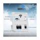 thumbnail image 3 of Panel inalámbrico AP de 300 Mbps, repetidor, extensor wifi, enrutador de pared POE, punto de acceso wifi con carga USB, CA 110-220 V, 3 of 8