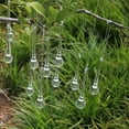 thumbnail image 4 of 12 piezas de adornos para árboles de Navidad con forma de gota de hielo de carámbano de cristal, 4 of 5