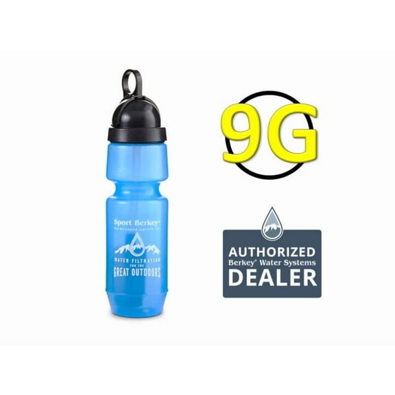 Berkey Sport Filtered Water Bottle BPA Free Portable 22oz New