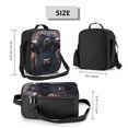 thumbnail image 2 of Xecao Majestic Black Yak Print Lunch Bag - Durable, Double-Insulated Lunch Bag, Holds Lunch Box, Water Bottle, & Snacks,Leakproof Cooler Tote Bag, 2 of 7