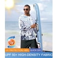 thumbnail image 4 of WELIGU Men's UPF 50+ Sun Protection Shirt Long Sleeve SPF Fishing Outdoor UV Hiking Lightweight Shirts BAI-LongXX-L, 4 of 6