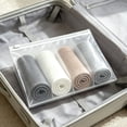 thumbnail image 4 of Large Capacity Breathable Storage Bags, Clear Frosted Polyester Organizer with Zipper, for Bedding Blankets Comforters Quilts Duvets, Travel Storage Solution, Maximize Closet Space, 4 of 4