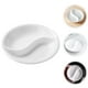 thumbnail image 2 of Plato para mojar con divisiones Plato de salsa de soja de porcelana Cuenco de cerámica para mojar, 2 of 7