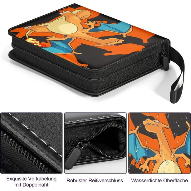Álbum De Cartas Pokémon Con 50 Páginas – Capacidad Para 400 Tarjetas, Cremallera Y Resistente Al Agua