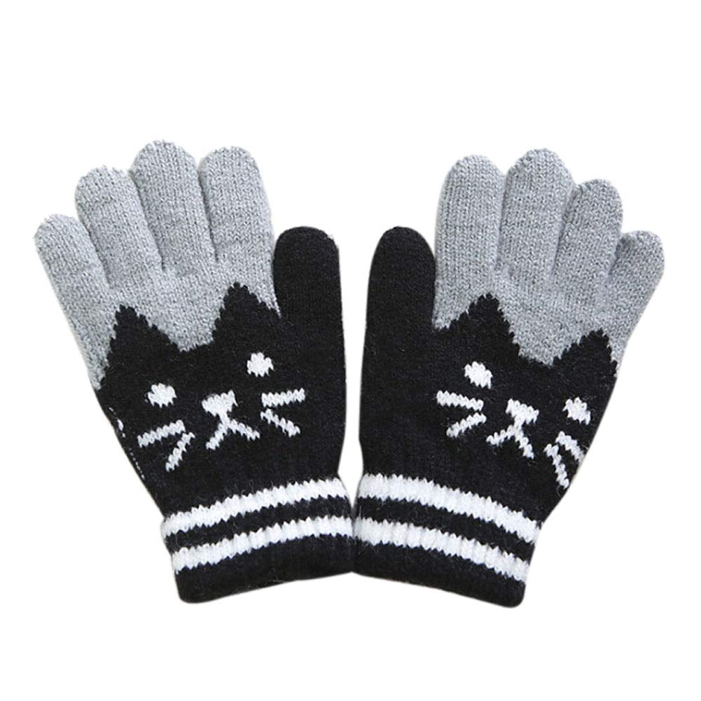 thick knit gloves