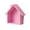 Pink, variant on Cottage House Shaped Solid Pine Wood Floating Wall Shelf, Multi-color Farmhouse Rustic Decor Display Rack, Hanging Storage Organizer For Garden Home Ornament(Coffee)